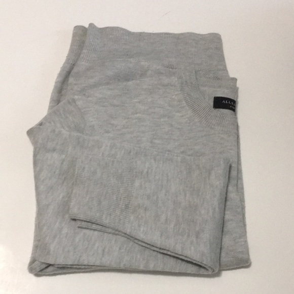 ALL Saints Wool Blend Pullover Unisex Crew Neck Oversized Size XS - Picture 12 of 13